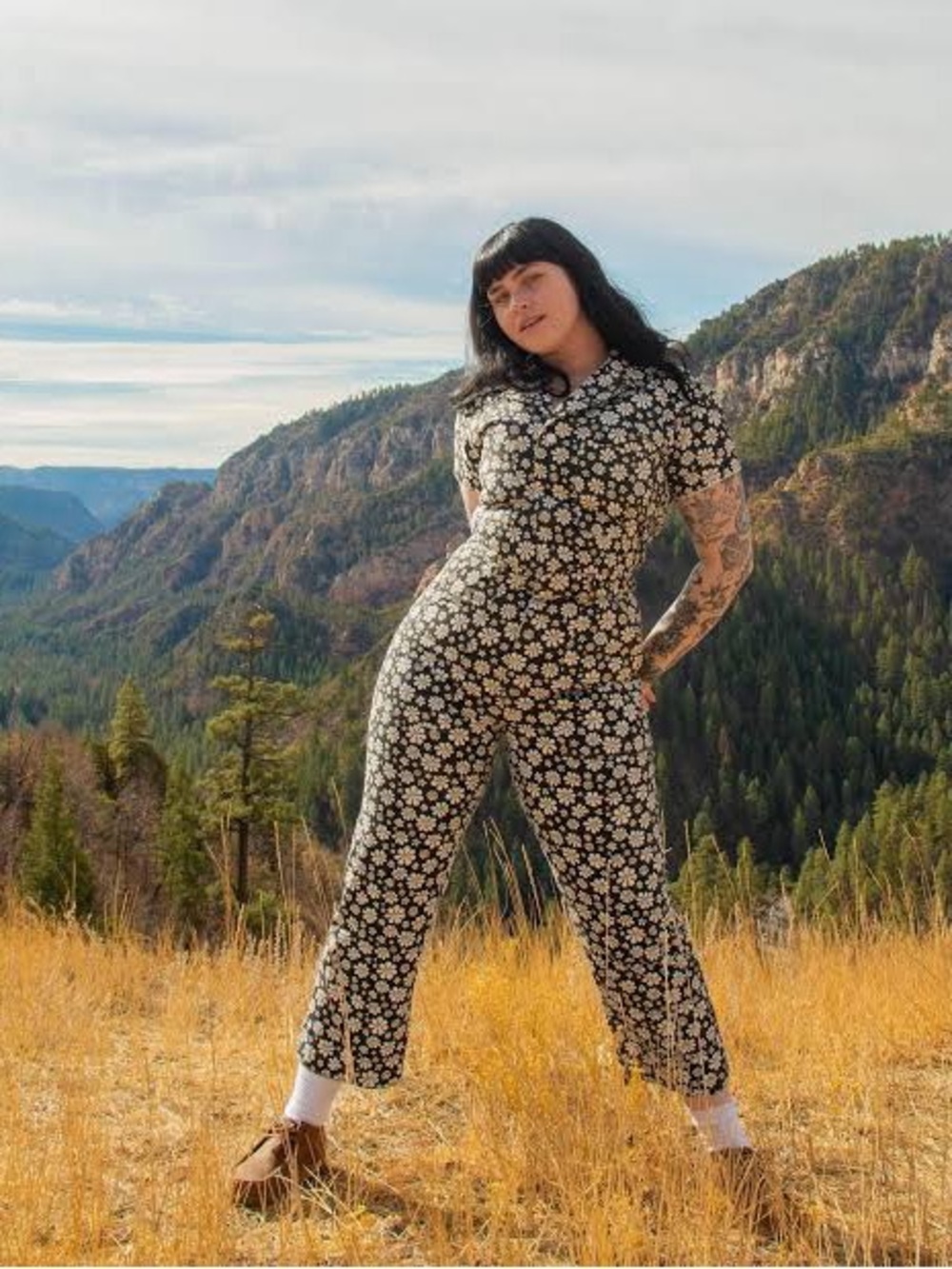Big Bud Press Lazy Daisy Jumpsuit in XS